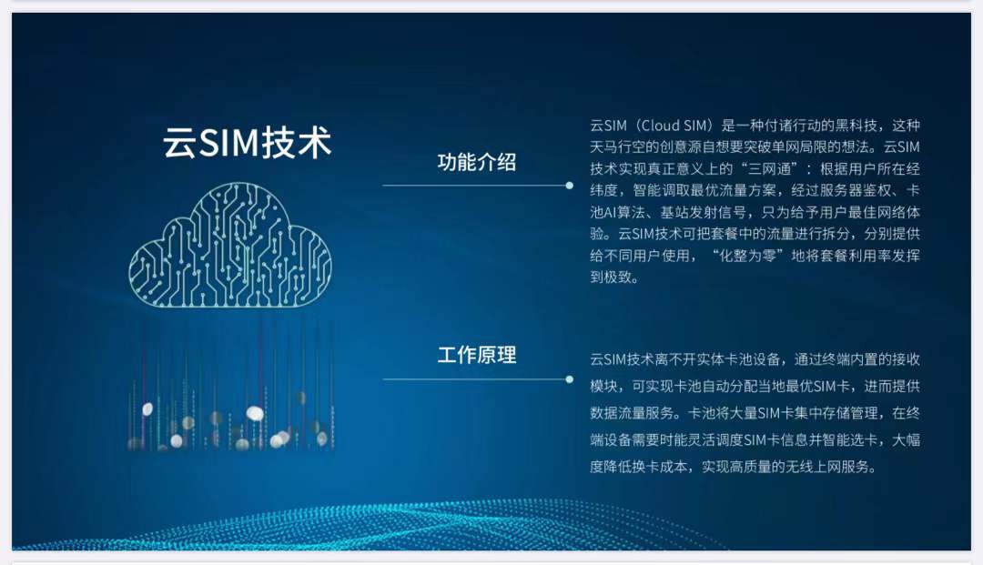 云SIM卡技术，真正实现三网通